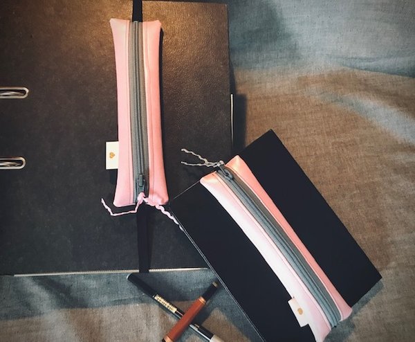 Stiftemäppchen für Bullet Journal - rosa