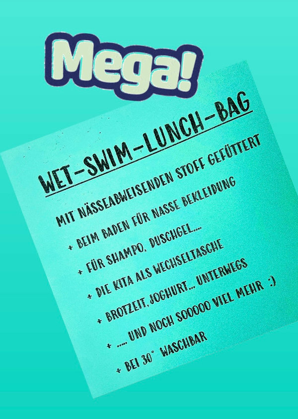 Wetbag - Lunchbag - Bikinitasche - Flamingo